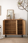 LAVIOR Wabi Sabi Wooden Shoe Cabinet