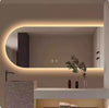 ELVORA Contemporary Glass Wall Mirror