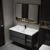LUMORA Contemporary Wooden Bathroom Vanity Set