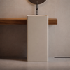 NOVIRA Contemporary Ceramic Pedestal Sink