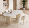 VELORA Modern Sintered Stone Dining Table