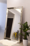 AVERA Modern Wooden Full-Length Mirror