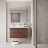 WALNORA Contemporary Wooden Bathroom Vanity