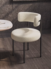 KREMSÄTE Contemporary Boucle Dining Chair