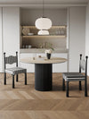 TORVIA Wabi Sabi Travertine Dining Table