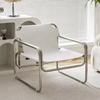 BAURO Industrial Leather Armchair