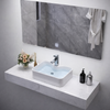 LUNARO Contemporary Stone Bathroom Vanity