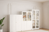 AVENOR Modern Metal Bookcase