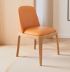 SÄVIK Scandinavian Leather Dining Chair