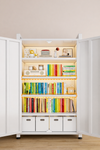 LORVEX Contemporary Metal Storage Cabinet