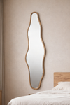 LUNARO Wooden Floor Mirror
