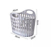 VELORA Scandinavian Plastic Laundry Basket