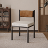 NORIVA Contemporary Fabric Dining Chair