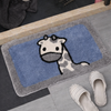 NIVORA Contemporary Fabric Bath Mat
