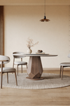 ELVORA Wabi Sabi Sintered Stone Dining Table