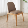 VALORA Scandinavian Leather Dining Chair