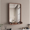 LUMORA Contemporary Wooden Wall Mirror