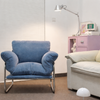 BAURO Industrial Fabric Armchair