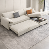 CREMIO Minimalistic Fabric Sofa Bed