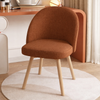 NAVIRO Scandinavian Fabric Dining Chair