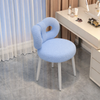 ELVORA Minimalistic Boucle Vanity Stool