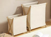 RAVIRA Scandinavian Rattan Laundry Basket