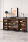 ZENOVA Contemporary Wooden Shoe Cabinet