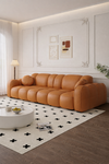 PULVIA Modern Leather Sofa