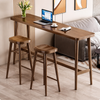 NORVIK Scandinavian Wooden Bar Table