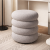 AVERA Minimalistic Boucle Vanity Stool