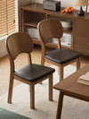 KAVEN Wabi Sabi Leather Dining Chair