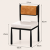 NORIVA Contemporary Fabric Dining Chair