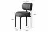 LORVEX Modern Leather Dining Chair