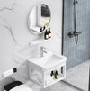 LUMIRA Contemporary Ceramic Wall-Mounted Sink