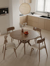 ARVIO Scandinavian Solid Wood Dining Table