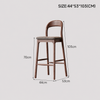 ARVINO Scandinavian Wooden Bar Stool