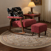 LORIVA Contemporary Fabric Rocking Chair