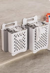 LUMERA Scandinavian Wall-Mounted Laundry Basket