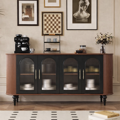FRENO Scandinavian Wooden Sideboard