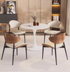 MÖRKVAL Modern Leather Dining Chair