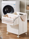 VELORA Contemporary Fabric Laundry Hamper