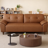 LINARO Scandinavian Leather Sofa