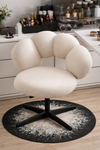 CERIVA Minimalistic Boucle Vanity Stool
