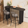 MÖRKMARM Modern Sintered Stone Bar Table