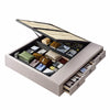 LAREVO Minimalistic Leather Bed Frame
