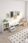 CREMON French Cream Wooden TV Console