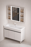 LUMORA Minimalistic Metal Bathroom Vanity