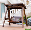 NORIVA Wabi Sabi Wooden Outdoor Swing Chair
