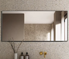 MAVRON Contemporary Metal Bathroom Mirror