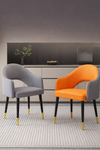 LAVEN Scandinavian Leather Dining Chair